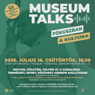 Museum Talks – Fókuszban a sport, Vörös Zsuzsanna és Fidel László is érkezik!